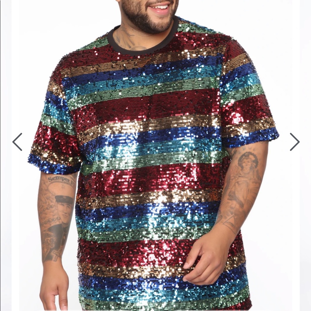 Party all night short sleeve knit shirt